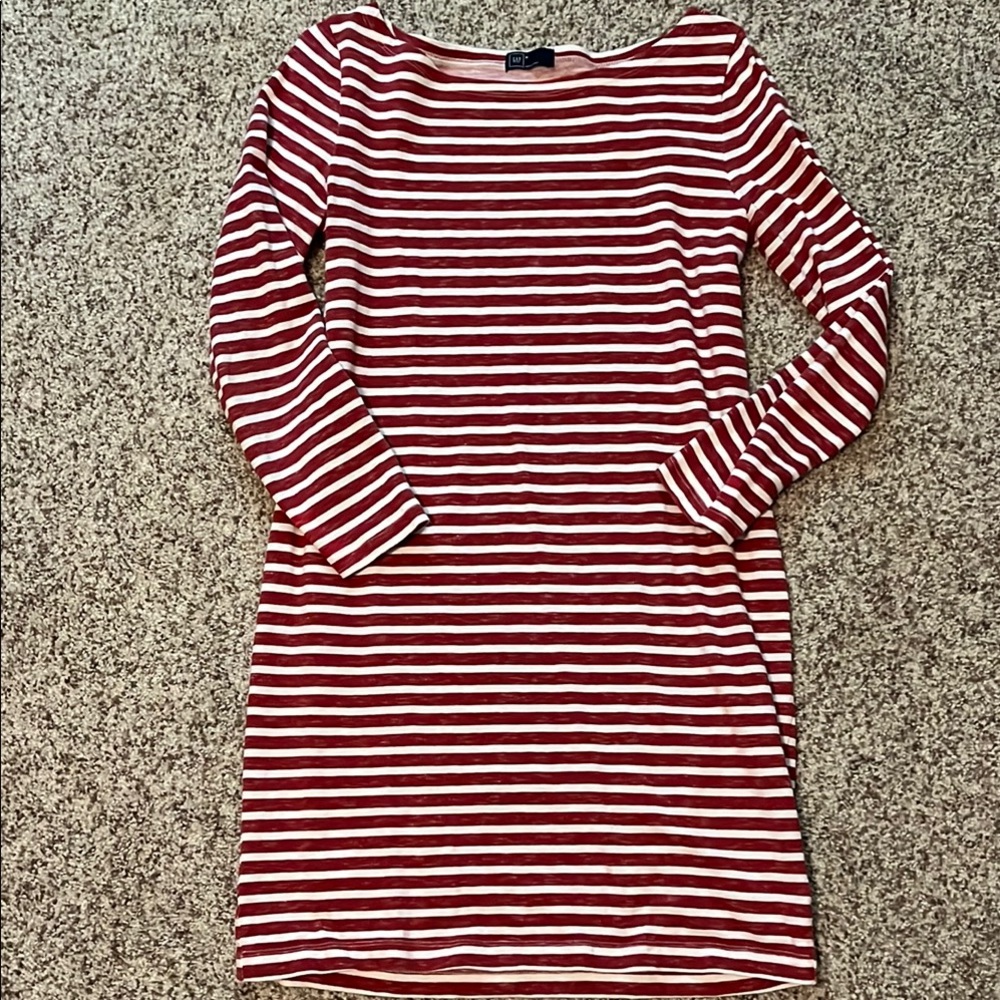 GAP Red and White Dress
